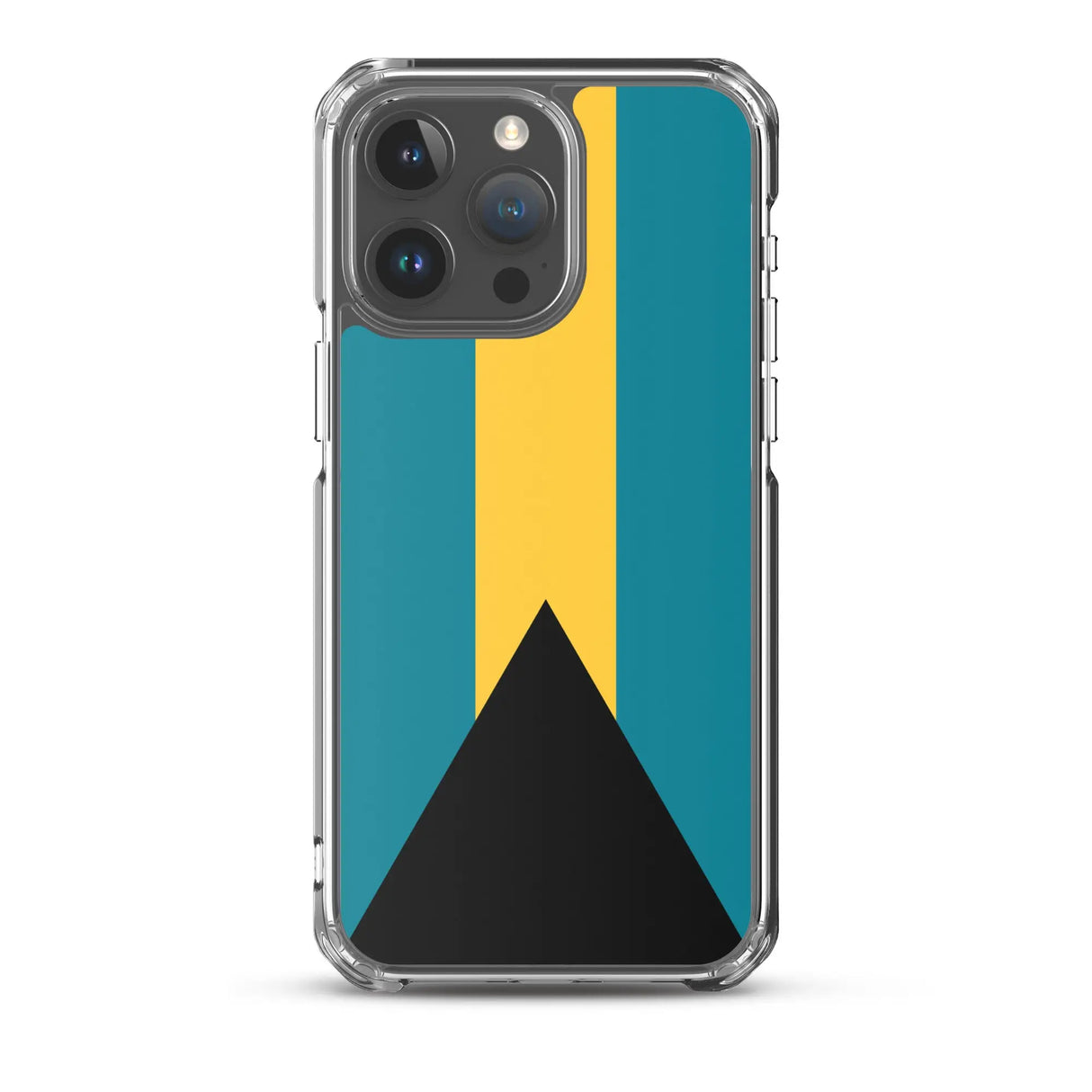 Coque iphone drapeau bahamas souple antichoc transparente