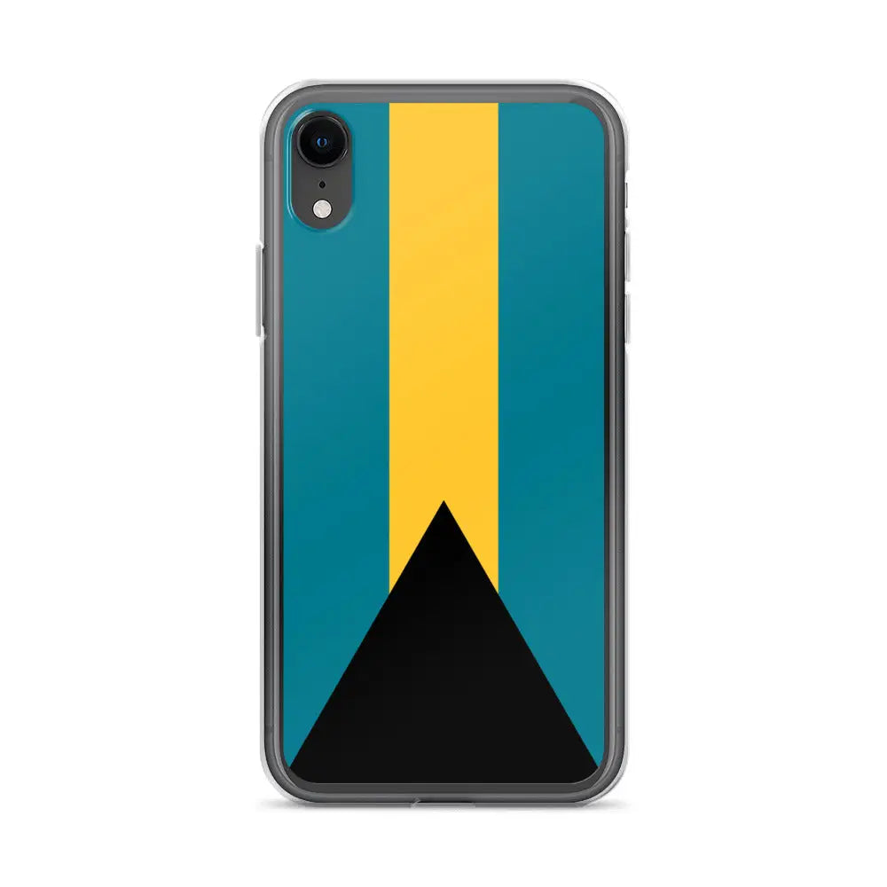 Coque iphone drapeau bahamas souple antichoc transparente