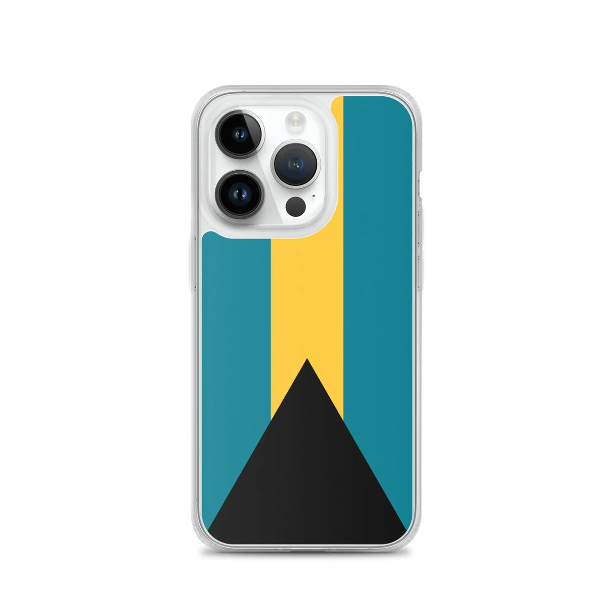 Coque iphone drapeau bahamas souple antichoc transparente