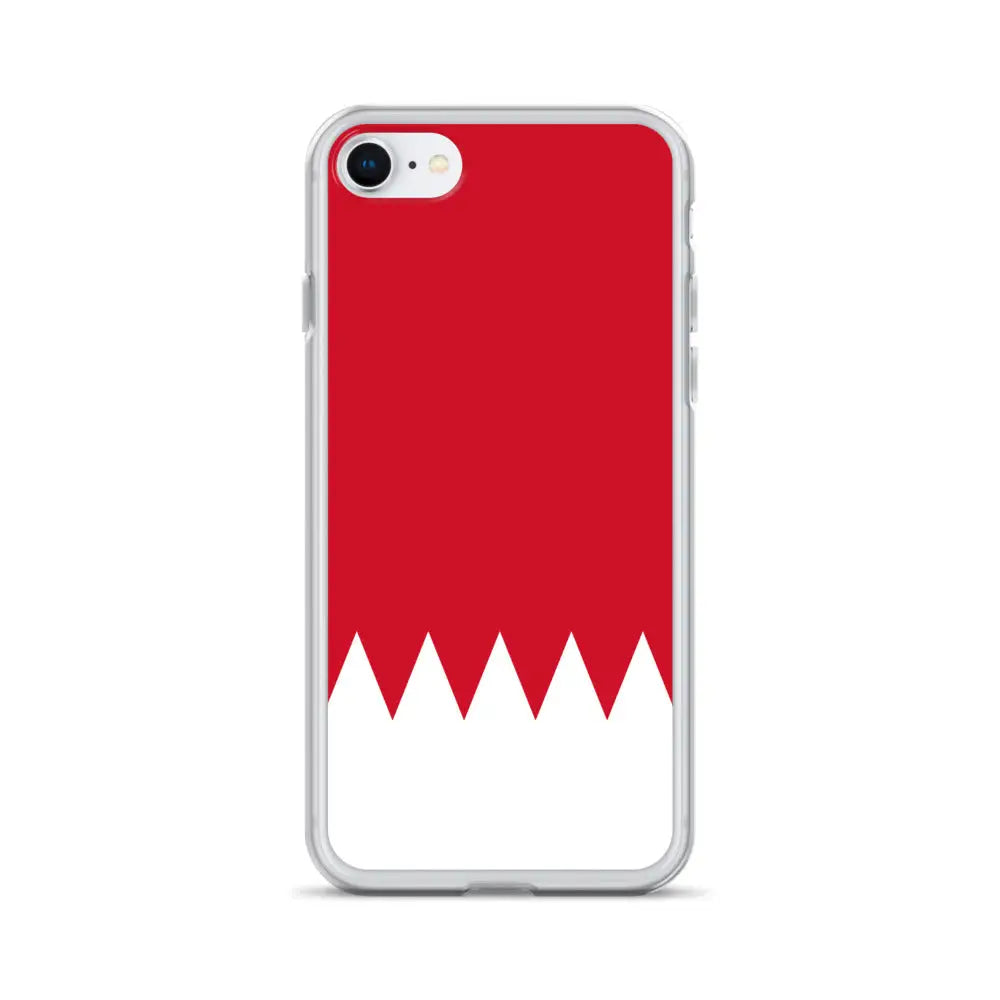 Coque iphone drapeau bahreïn souple antichoc transparente
