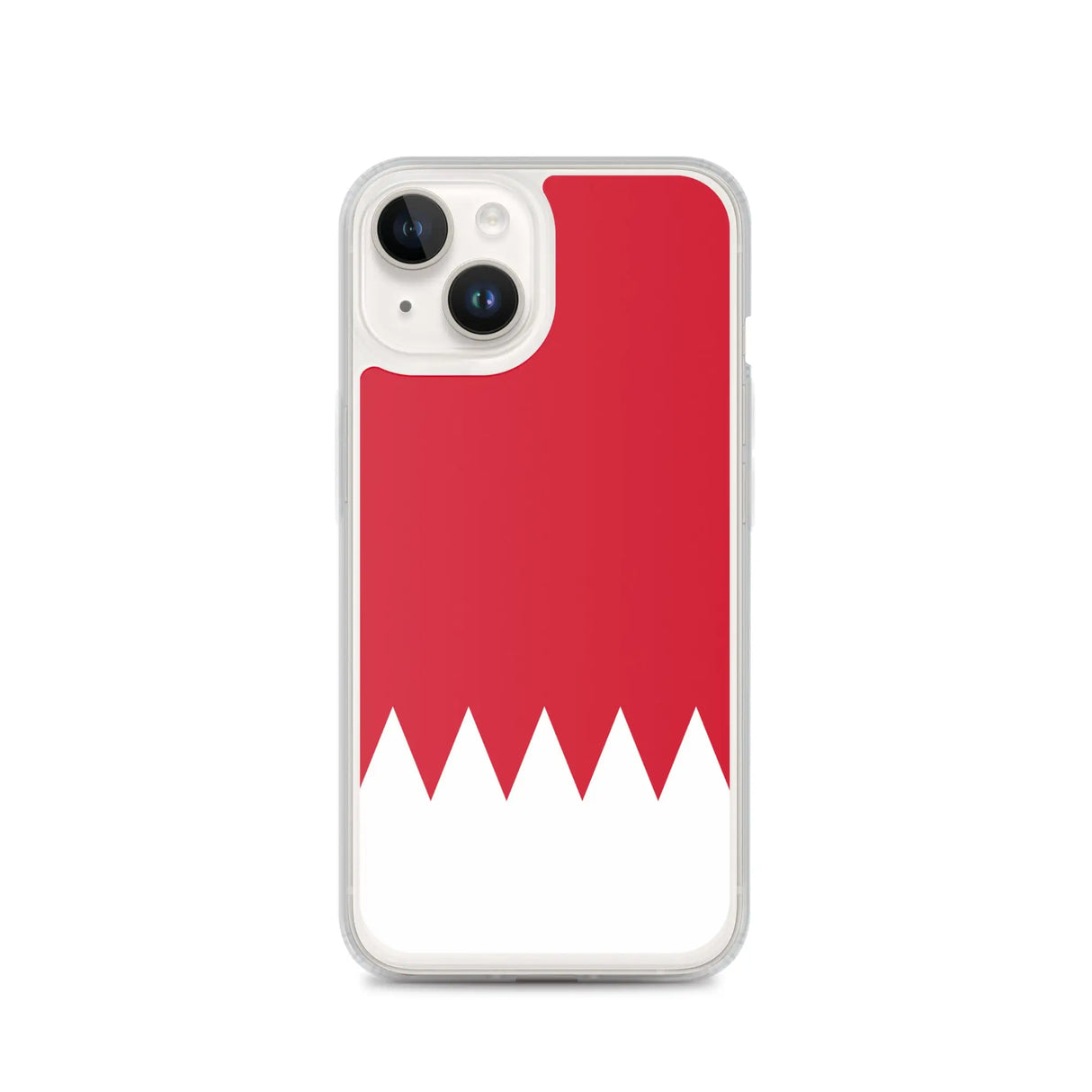 Coque iphone drapeau bahreïn souple antichoc transparente