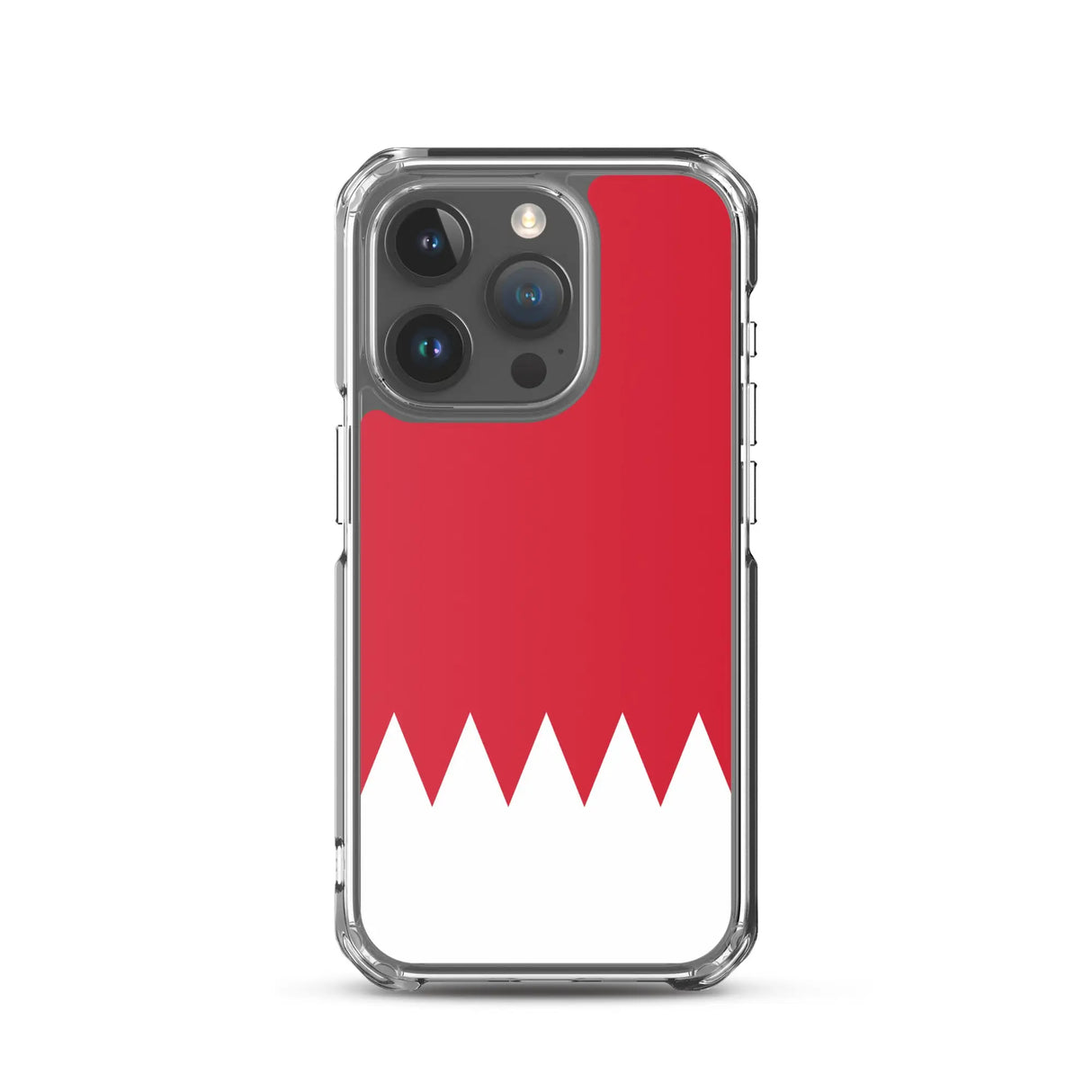 Coque iphone drapeau bahreïn souple antichoc transparente