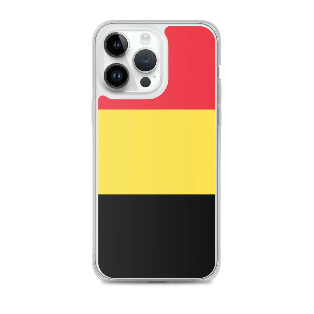 Coque iphone drapeau belgique souple résistante antichoc
