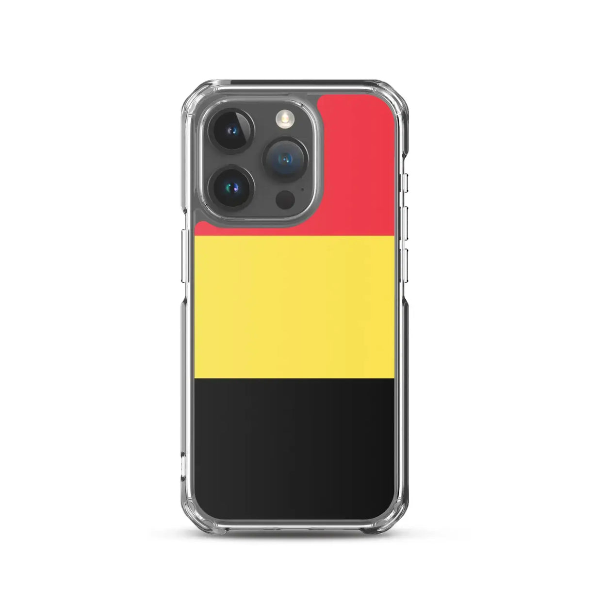 Coque iphone drapeau belgique souple résistante antichoc