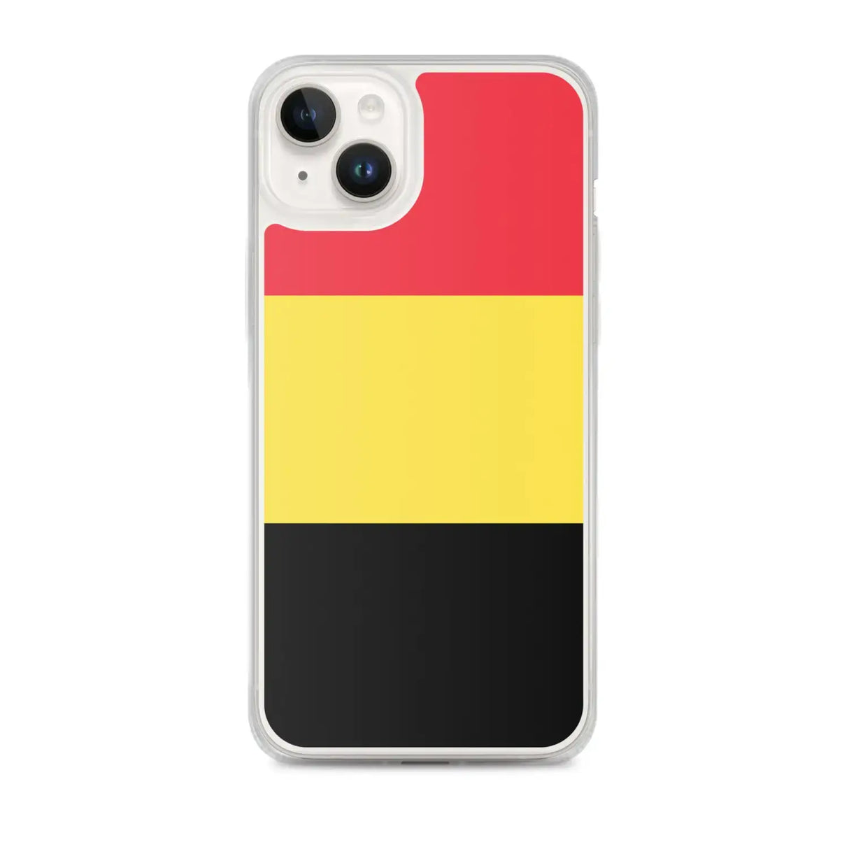 Coque iphone drapeau belgique souple résistante antichoc