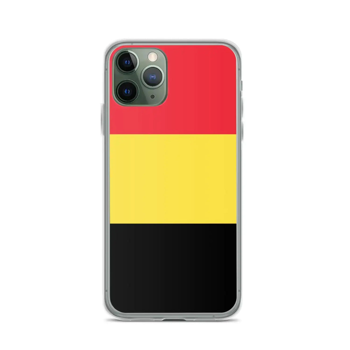 Coque iphone drapeau belgique souple résistante antichoc