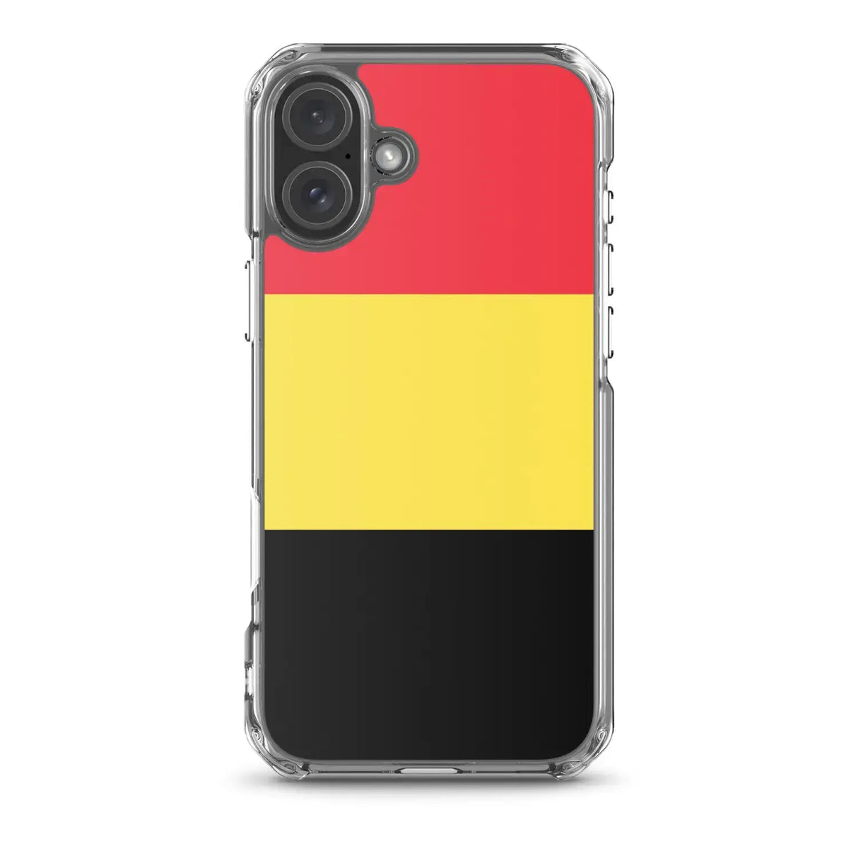 Coque iphone drapeau belgique souple résistante antichoc