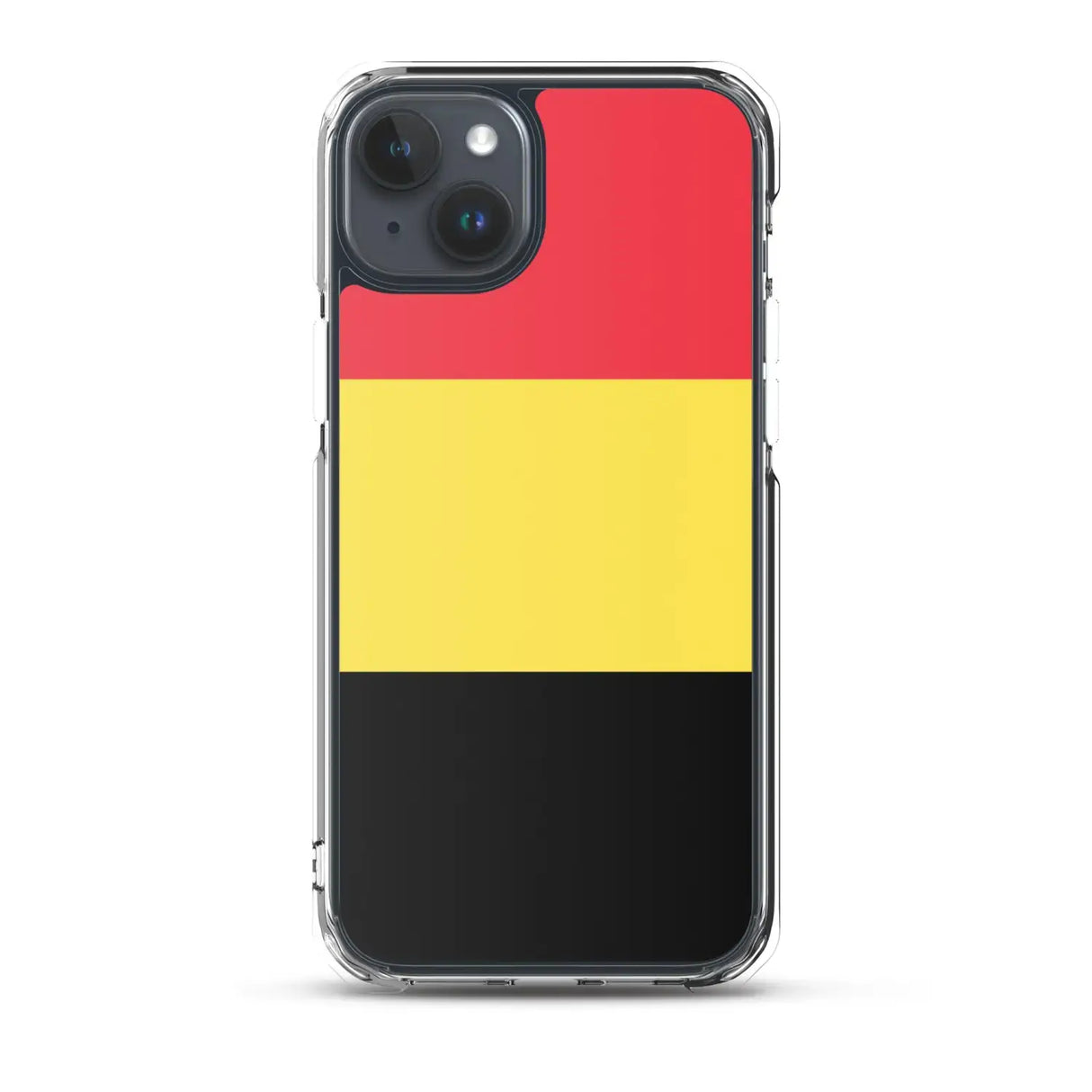 Coque iphone drapeau belgique souple résistante antichoc