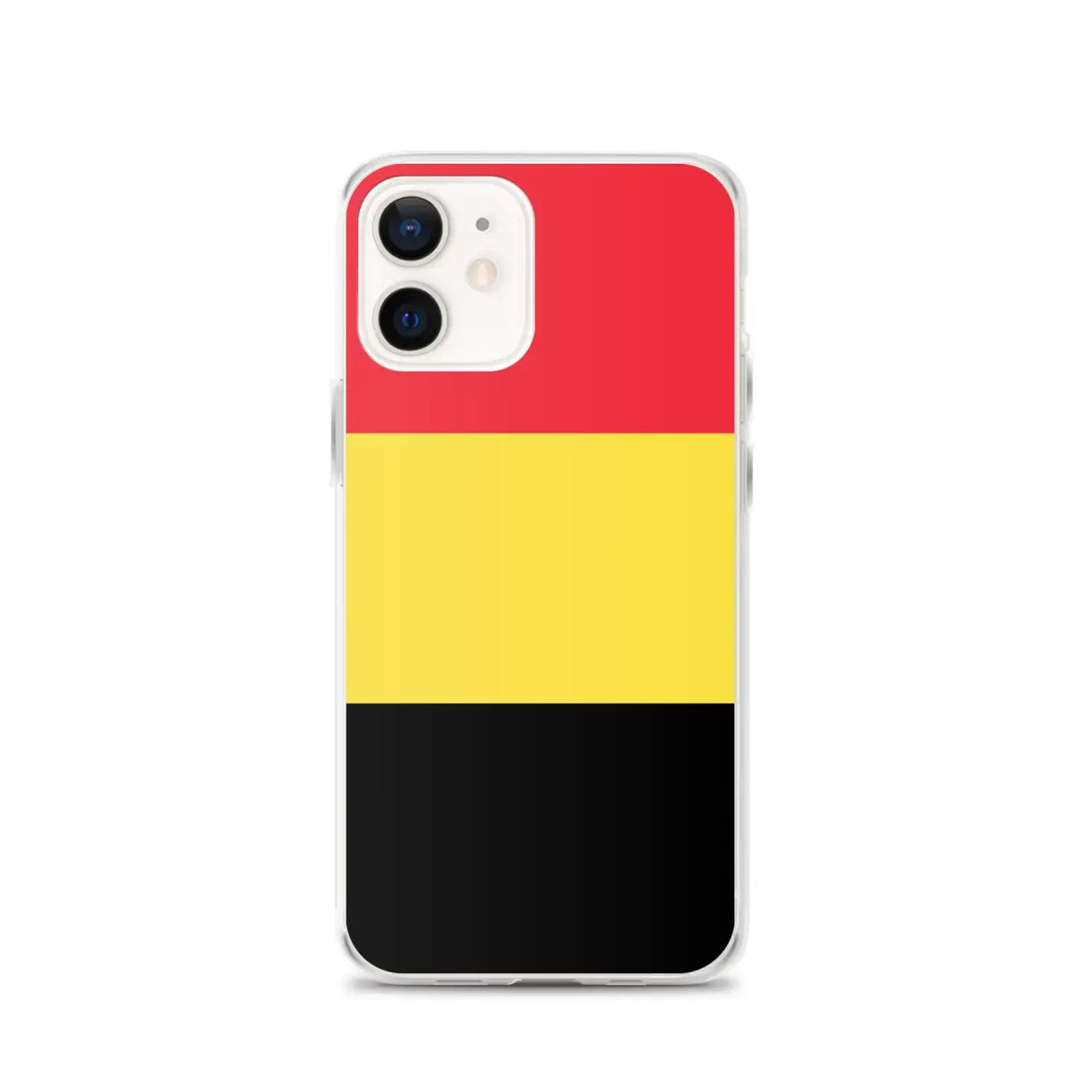 Coque iphone drapeau belgique souple résistante antichoc