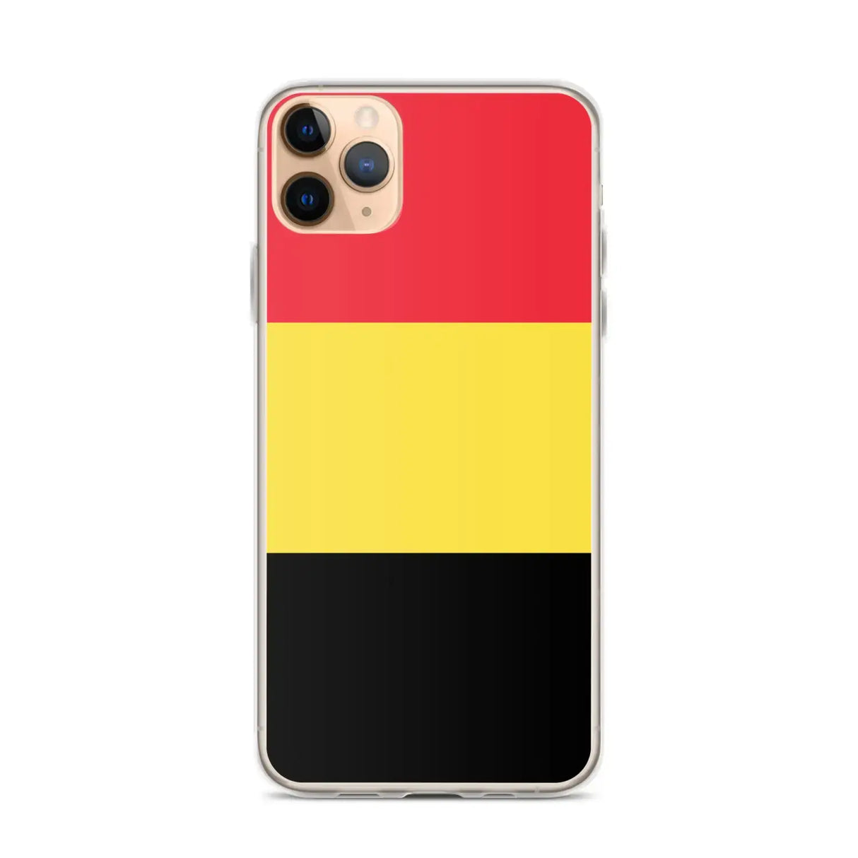 Coque iphone drapeau belgique souple résistante antichoc