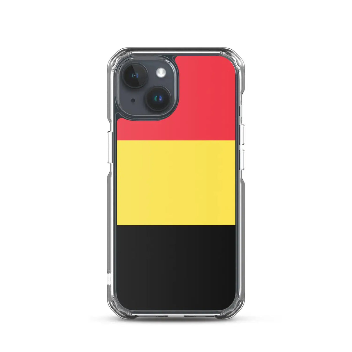 Coque iphone drapeau belgique souple résistante antichoc