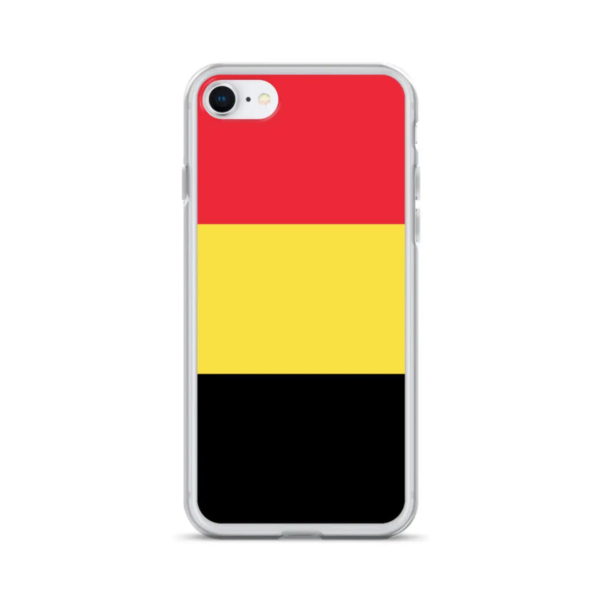 Coque iphone drapeau belgique souple résistante antichoc