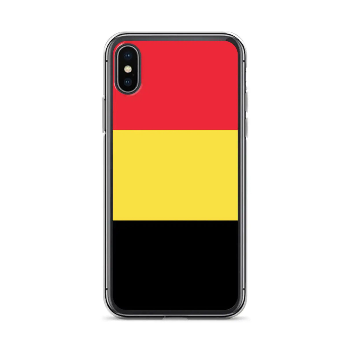 Coque iphone drapeau belgique souple résistante antichoc