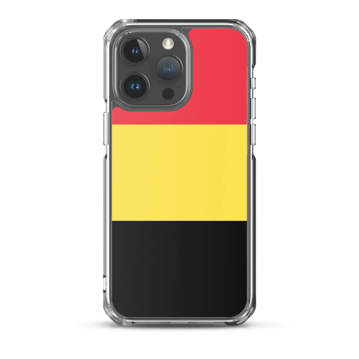 Coque iphone drapeau belgique souple résistante antichoc