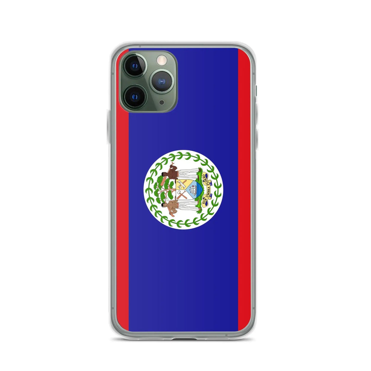 Coque iphone drapeau belize souple résistante antichoc