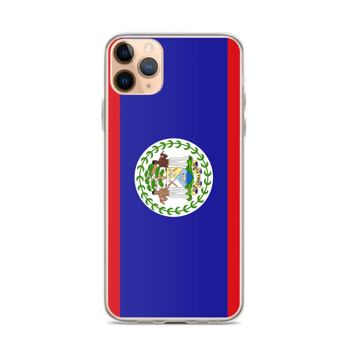 Coque iphone drapeau belize souple résistante antichoc