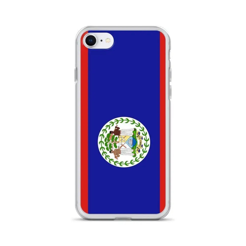 Coque iphone drapeau belize souple résistante antichoc