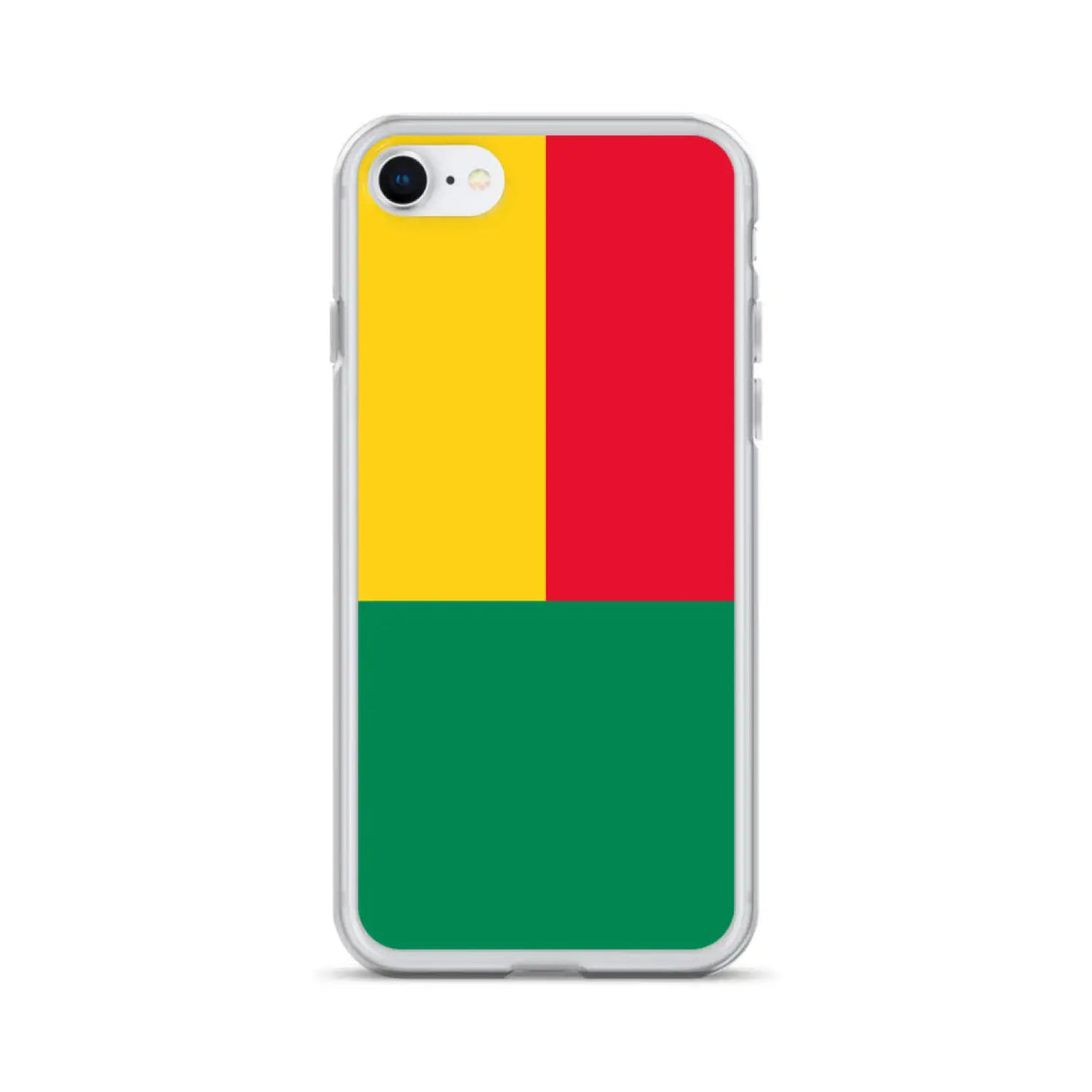 Coque iphone drapeau bénin souple résistante antichoc