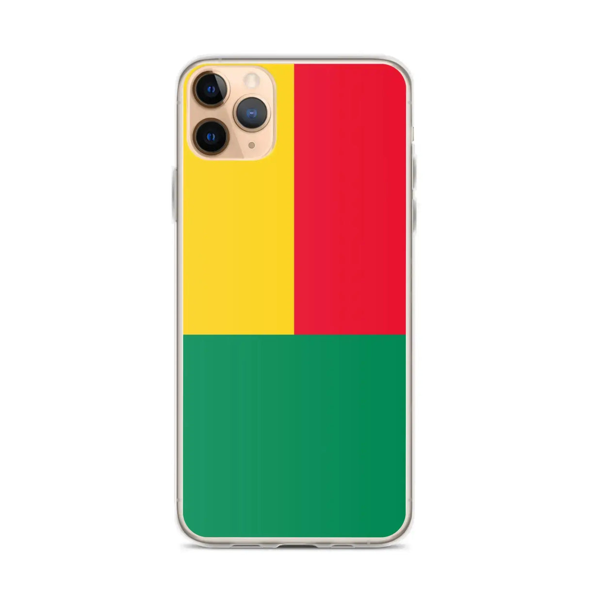 Coque iphone drapeau bénin souple résistante antichoc