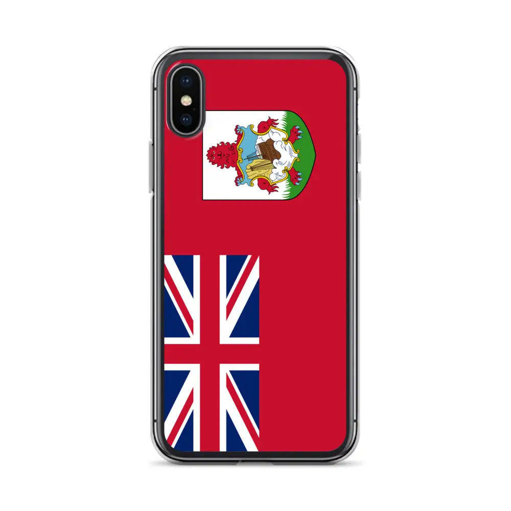 Coque iphone drapeau bermudes souple résistante antichoc