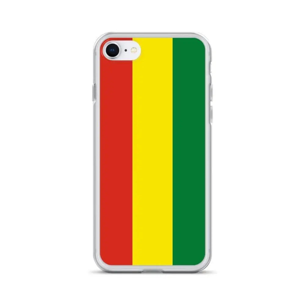 Coque iphone drapeau bolivie souple et antichoc transparente