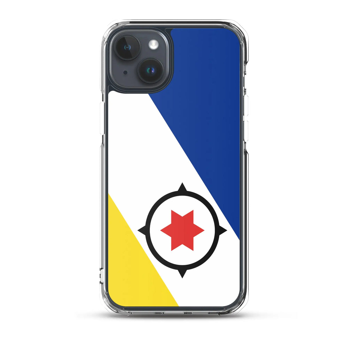 Coque iphone drapeau bonaire souple antichoc transparente