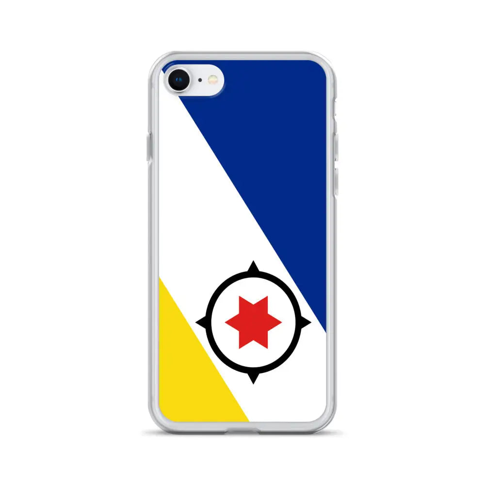Coque iphone drapeau bonaire souple antichoc transparente