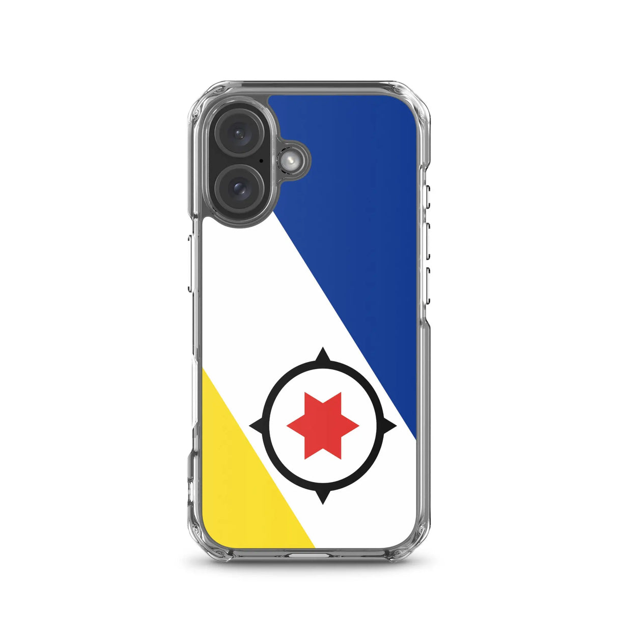 Coque iphone drapeau bonaire souple antichoc transparente