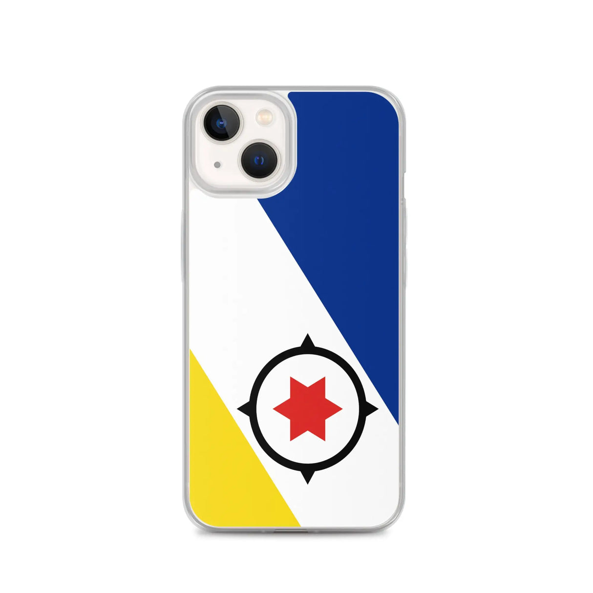 Coque iphone drapeau bonaire souple antichoc transparente