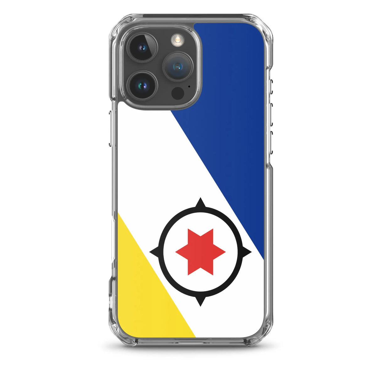 Coque iphone drapeau bonaire souple antichoc transparente