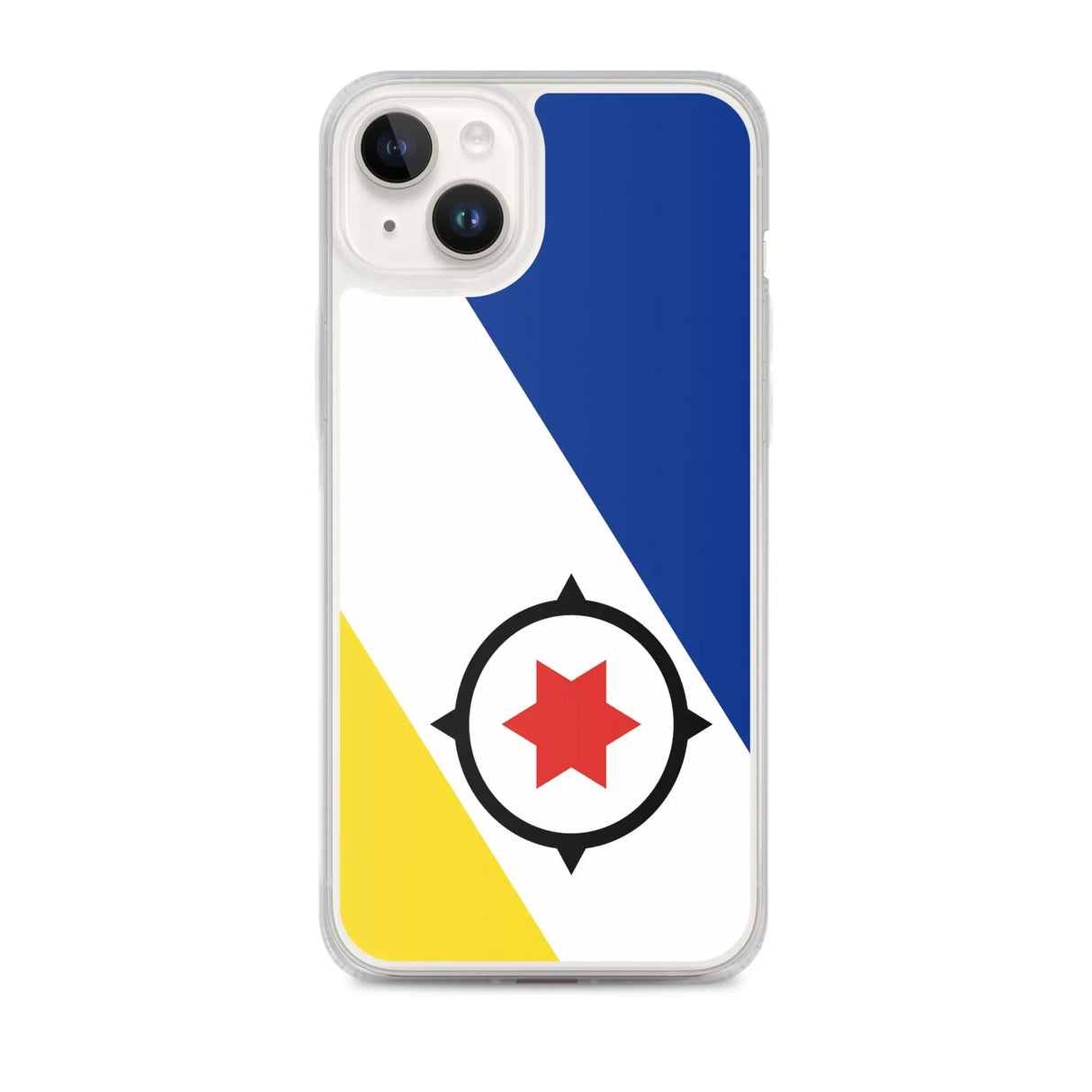 Coque iphone drapeau bonaire souple antichoc transparente