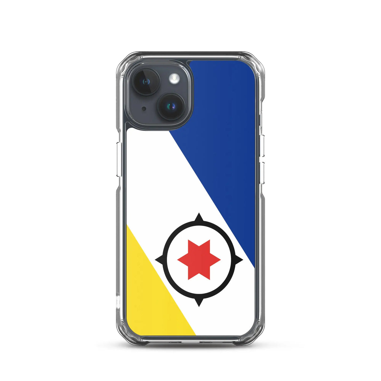 Coque iphone drapeau bonaire souple antichoc transparente