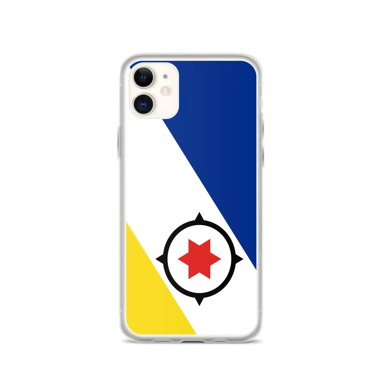 Coque iphone drapeau bonaire souple antichoc transparente