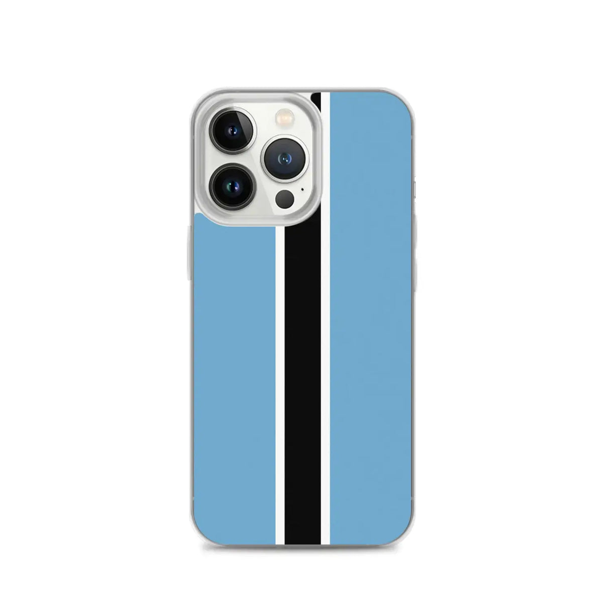 Coque iphone drapeau botswana souple antichoc transparente