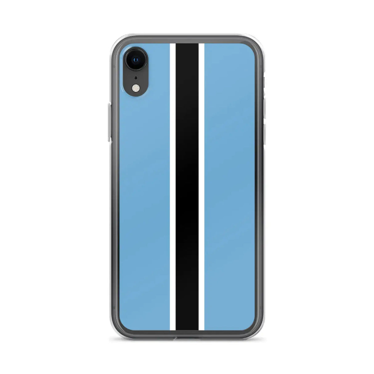 Coque iphone drapeau botswana souple antichoc transparente
