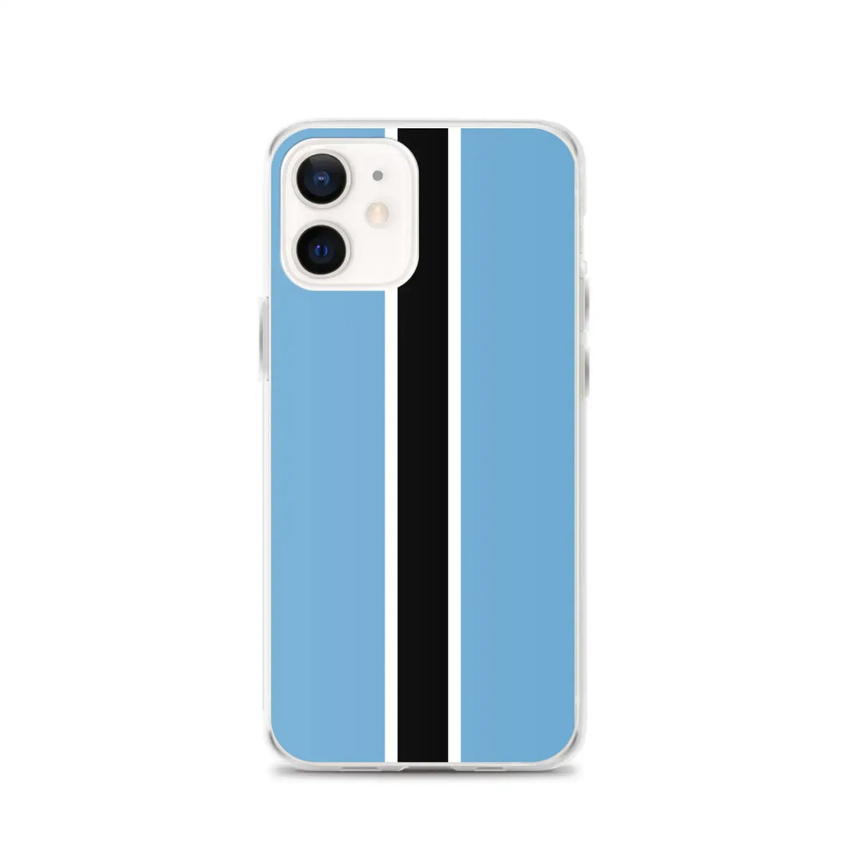 Coque iphone drapeau botswana souple antichoc transparente