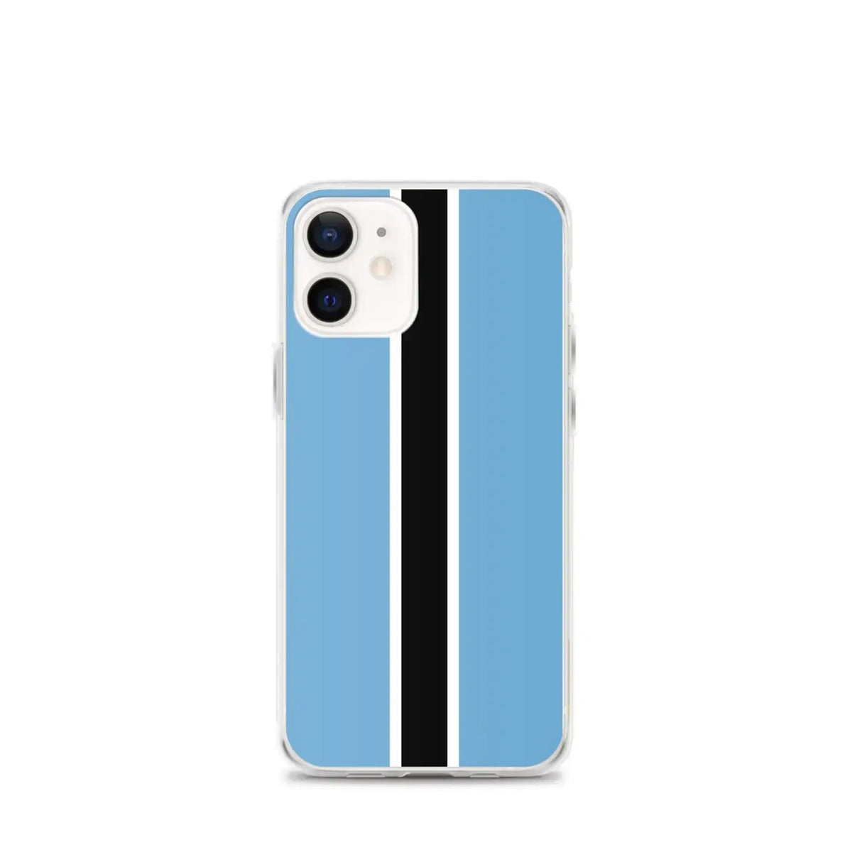 Coque iphone drapeau botswana souple antichoc transparente