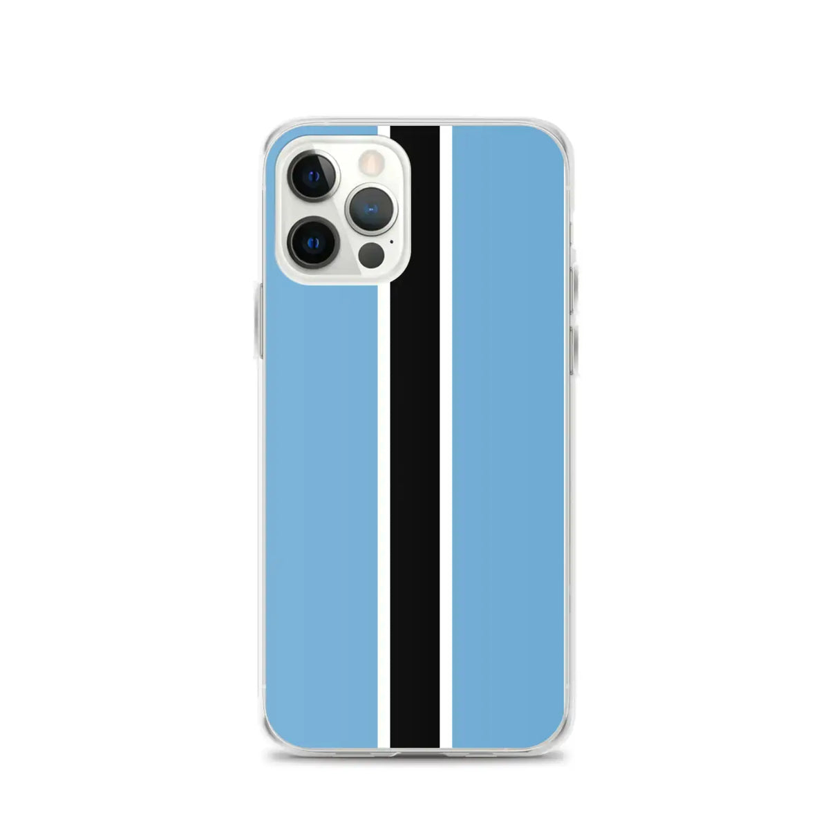 Coque iphone drapeau botswana souple antichoc transparente