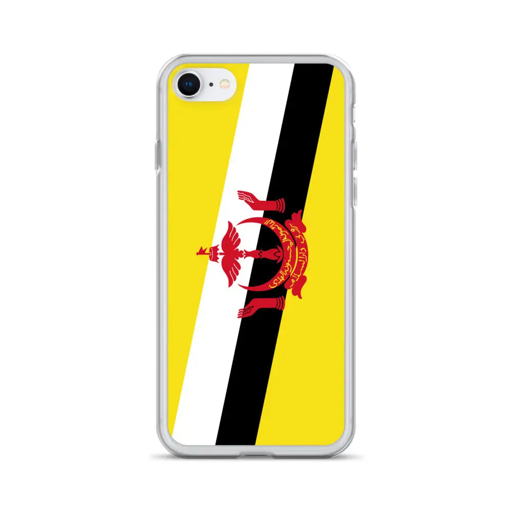 Coque iphone drapeau brunei souple antichoc transparente