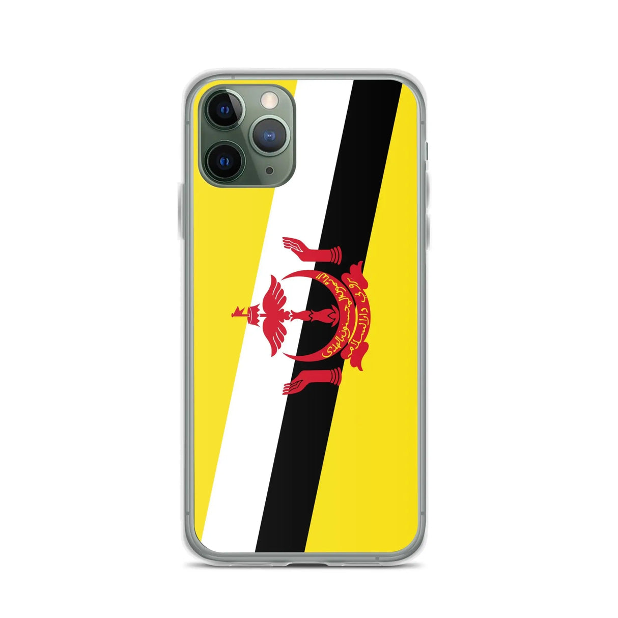 Coque iphone drapeau brunei souple antichoc transparente