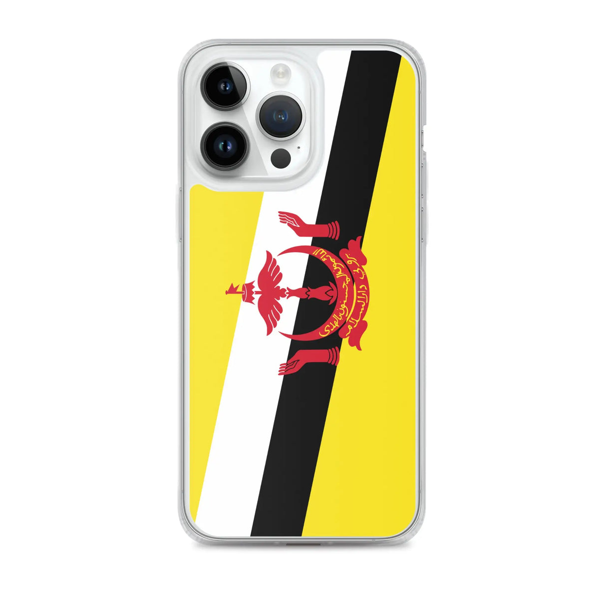 Coque iphone drapeau brunei souple antichoc transparente