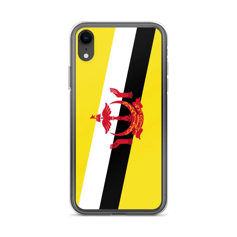 Coque iphone drapeau brunei souple antichoc transparente