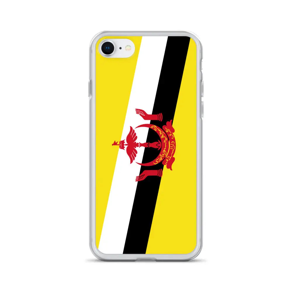 Coque iphone drapeau brunei souple antichoc transparente