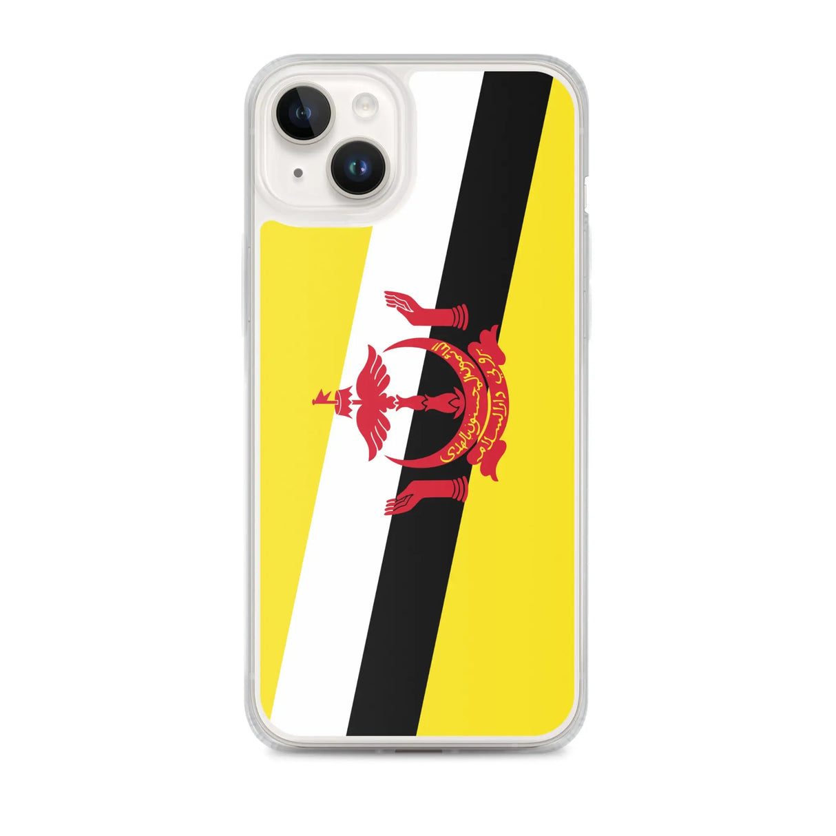 Coque iphone drapeau brunei souple antichoc transparente