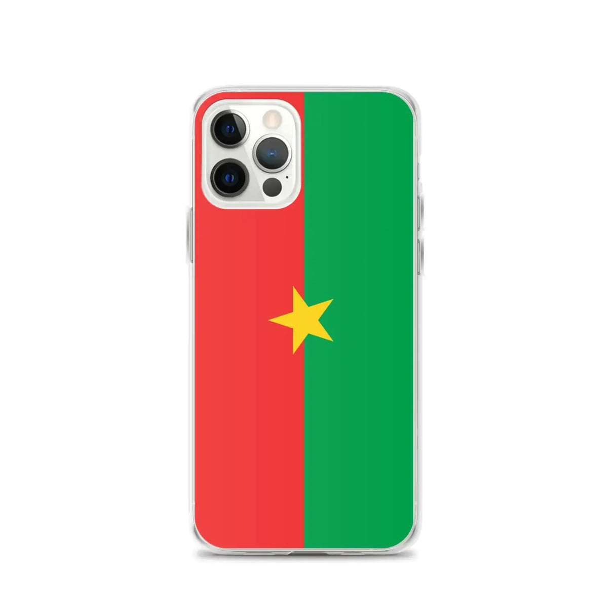 Coque iphone drapeau burkina faso souple antichoc