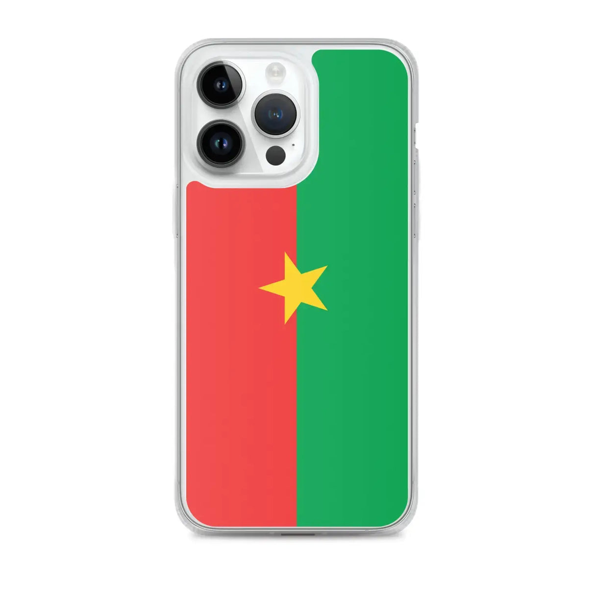 Coque iphone drapeau burkina faso souple antichoc