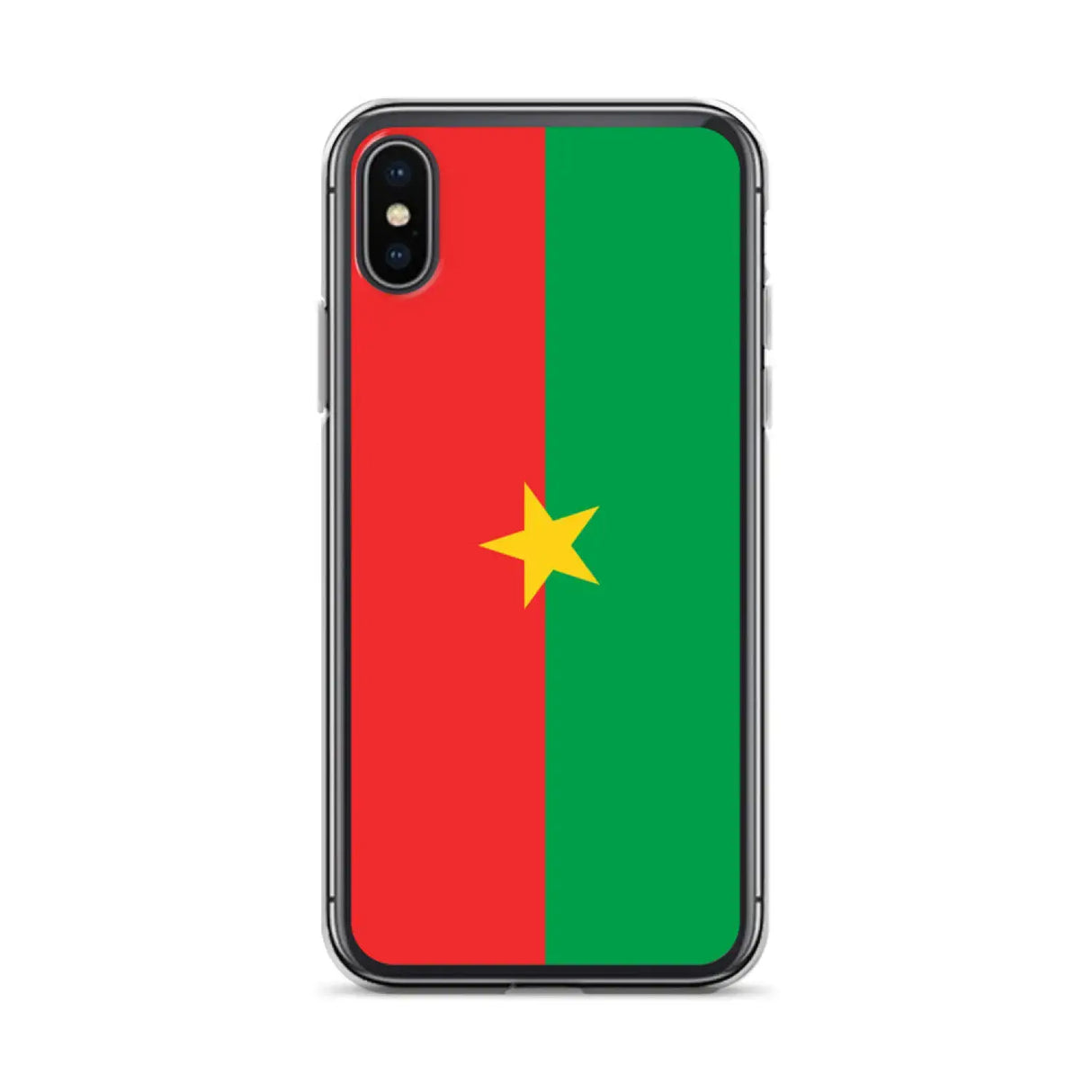 Coque iphone drapeau burkina faso souple antichoc