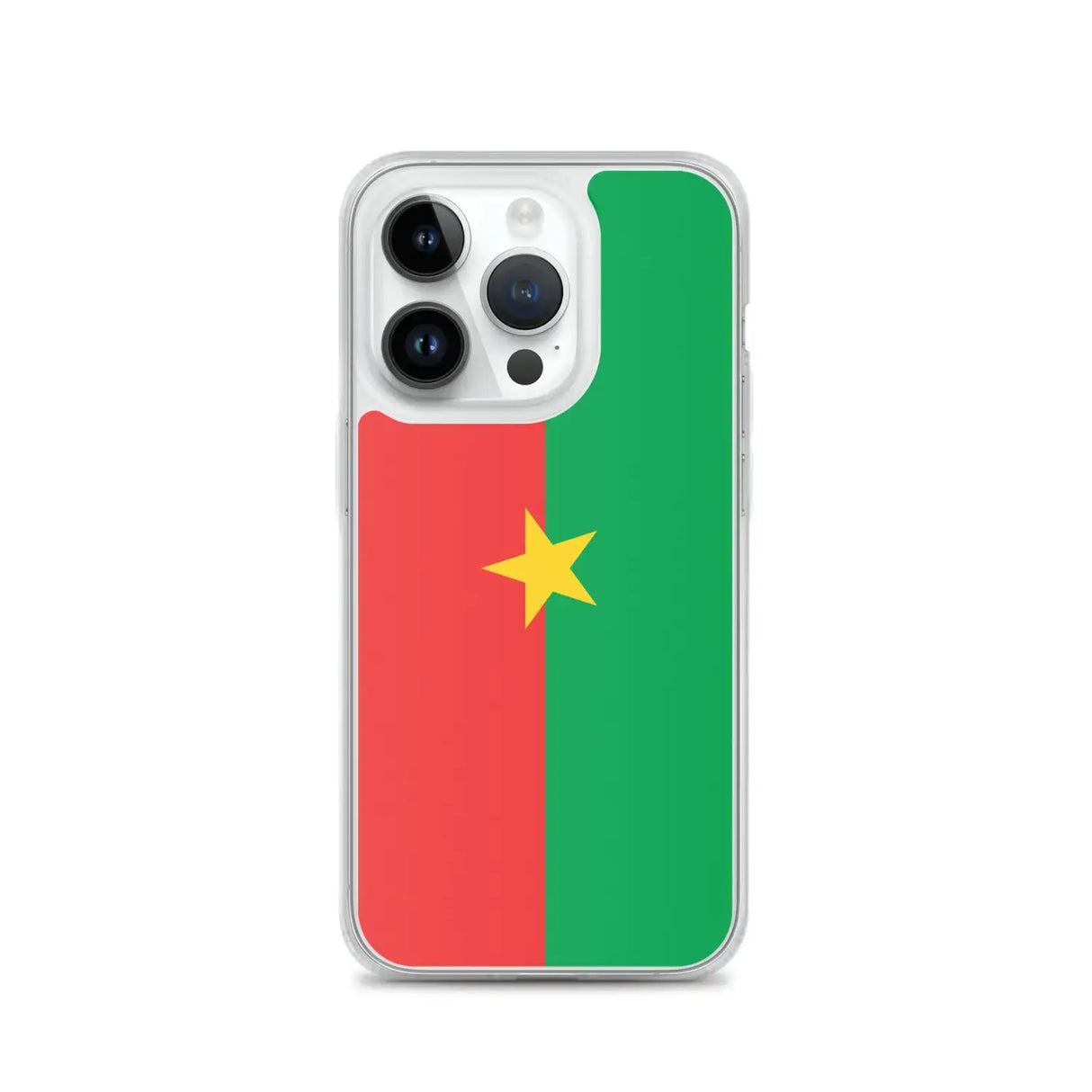 Coque iphone drapeau burkina faso souple antichoc