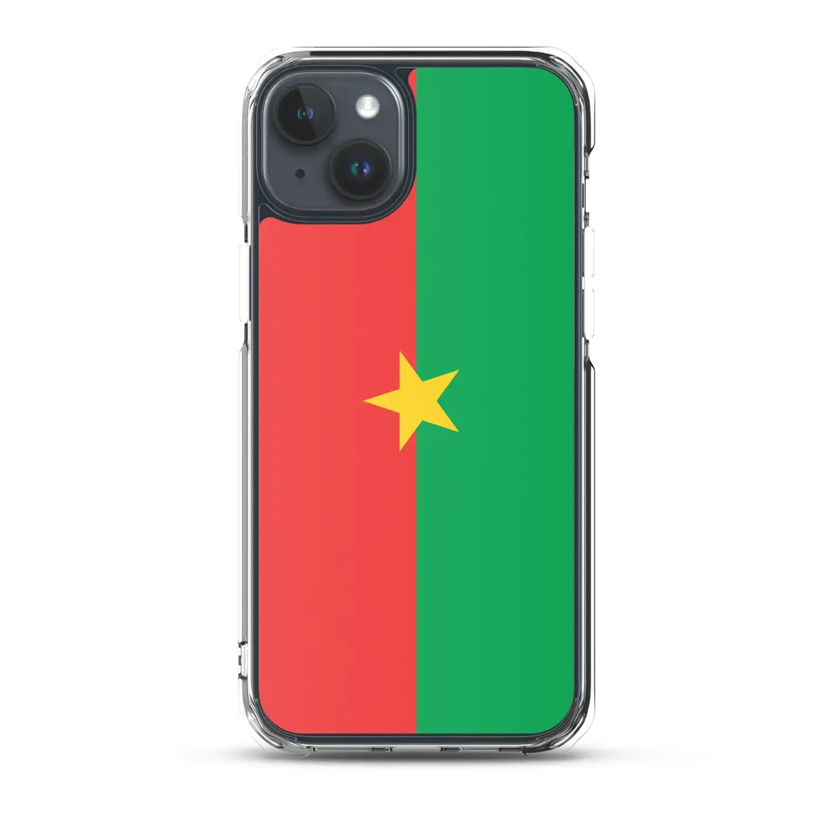 Coque iphone drapeau burkina faso souple antichoc