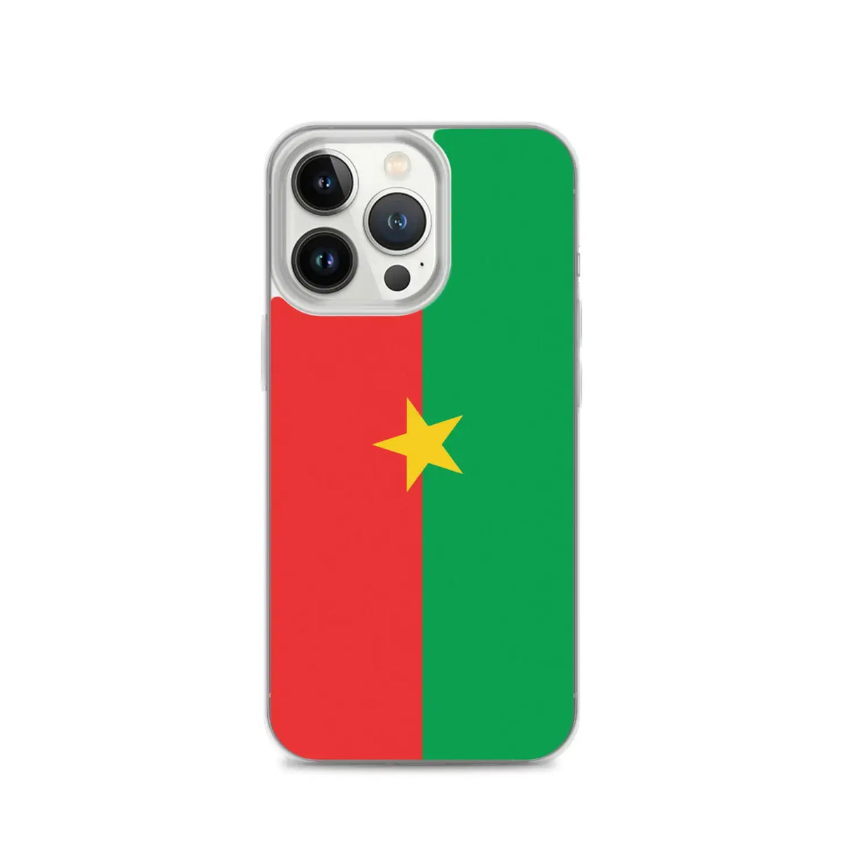 Coque iphone drapeau burkina faso souple antichoc